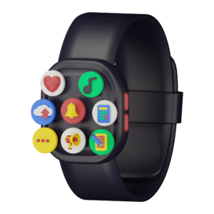 Nice fēnix® 8 – 47 mm, AMOLED Sapphire, Graphit/Titanium Titan mit QuickFit®-Silikon-Armband 22 mm